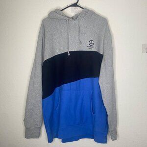 Acapulco Gold Hoodie Sweatshirt Mens XXL Colorblock Heavy Weight Cotton Blend Pu